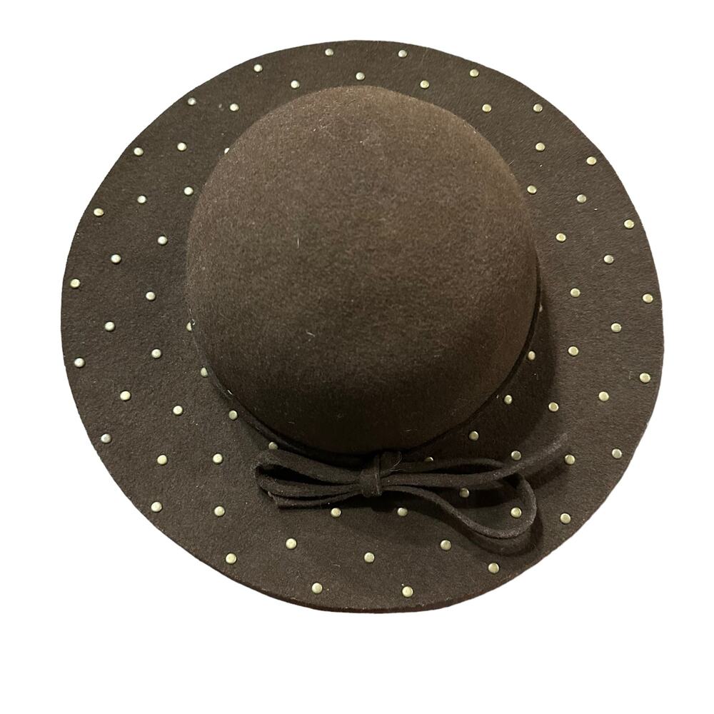 Cappelli Straworld Womens browl wool floppy hat with bow